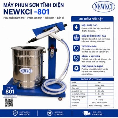 Súng Sơn Tĩnh Điện: Các Loại, Nguyên Lý &Amp; Cách Lựa Chọn Súng sơn tĩnh điện