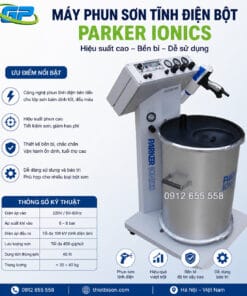 Súng sơn tĩnh điện Ionics Parker GX 8500 Sung phun son tinh dien Ionics GX8500 thietbison.com
