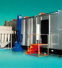 Buồng phun sơn tĩnh điện