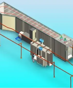 Dây Chuyền Sơn Tĩnh Điện Tự Động 1 số ứng dụng hệ thống xích tải trong dây chuyền sơn tĩnh điện