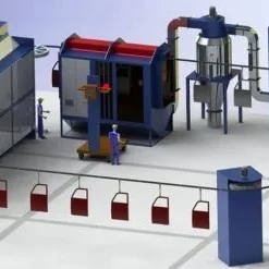Dây chuyền sơn tĩnh điện tự động