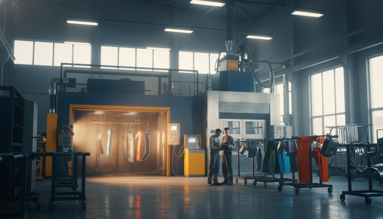 Chi phí mở xưởng sơn tĩnh điện bao nhiêu? Phân tích chi tiết vốn 200 – 300 triệu, thiết bị cần có và phương án setup tối ưu.